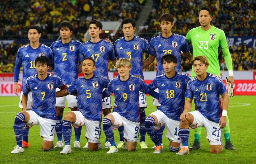 日本亚洲杯前友谊赛6-1大胜约旦