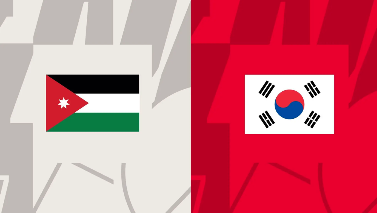 男足亚洲杯E组第二轮：约旦对决韩国。
