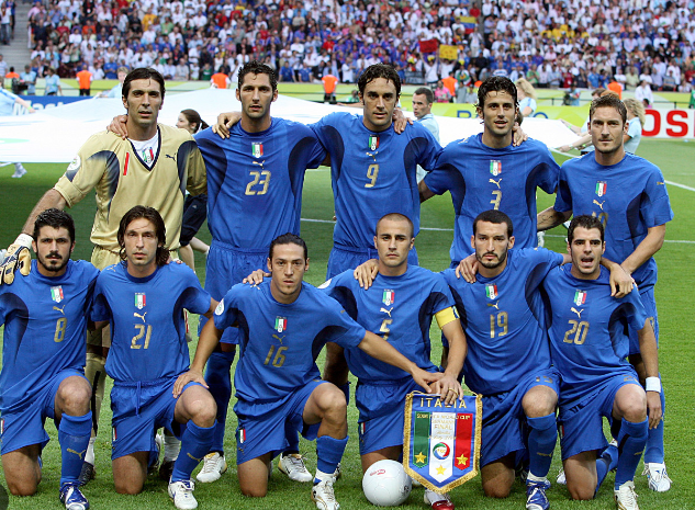 意大利世界杯阵容，06年世界杯意大利阵容