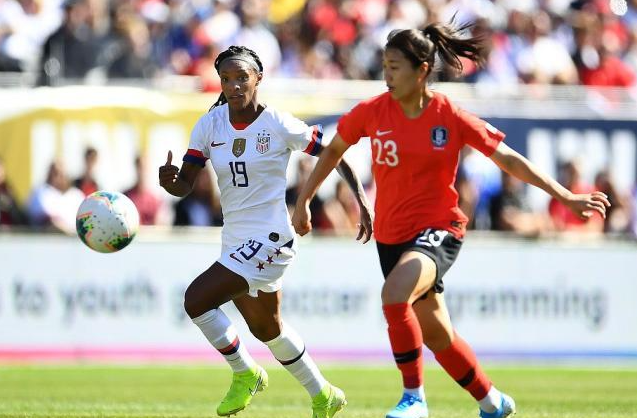 国际友谊赛: 美国女足 vs 韩国女足 战报