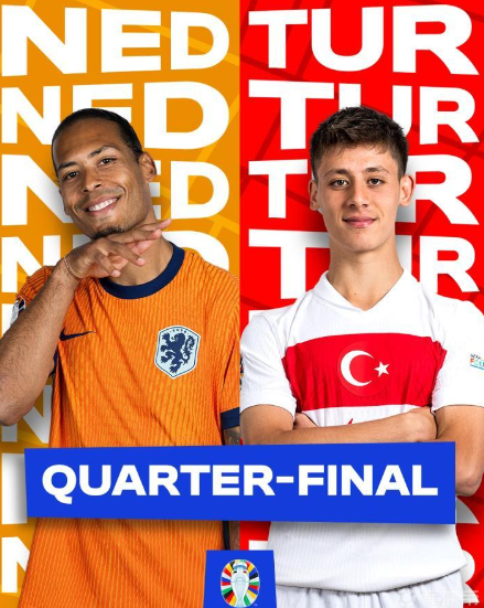 欧洲杯淘汰赛：荷兰vs土耳其分析与预测