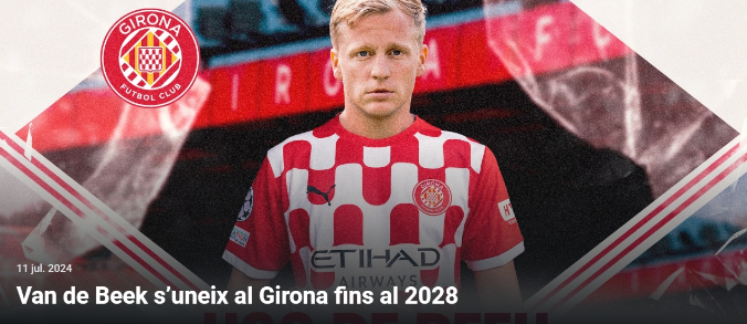 Chính thức MU: Tiền vệ 27 tuổi Van de Beek gia nhập Girona