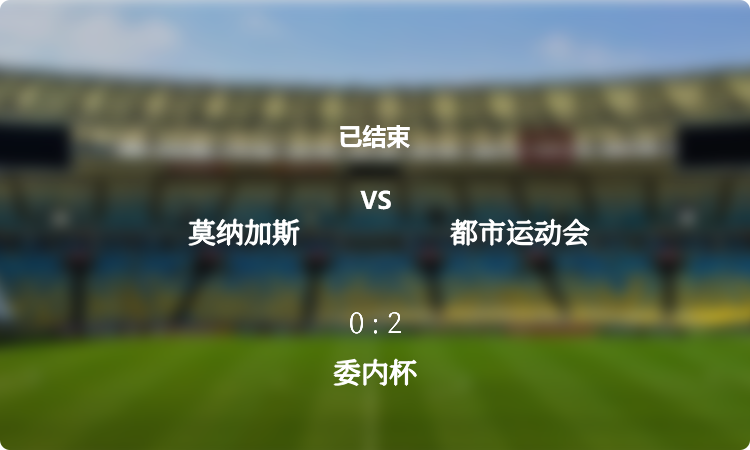 委内杯: 莫纳加斯 vs 都市运动会 战报