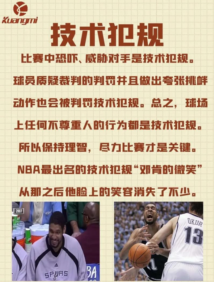 NBA比赛技术犯规是什么意思