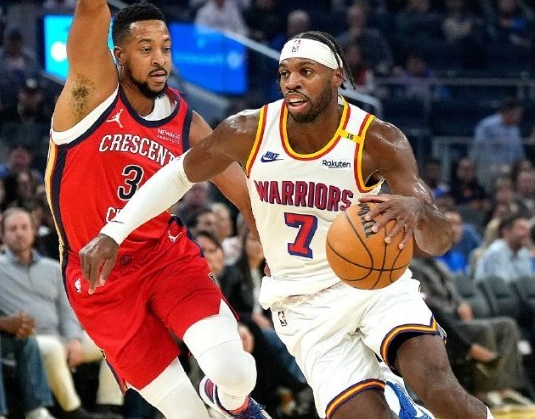 NBA常规赛：库里缺阵，勇士背靠背击败鹈鹕希尔德21分锡安20中5